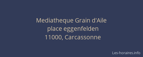Mediatheque Grain d'Aile