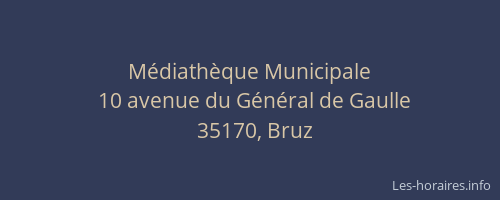 Médiathèque Municipale