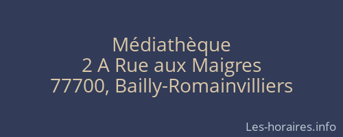 Médiathèque
