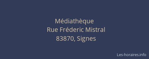 Médiathèque