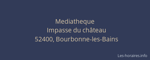 Mediatheque