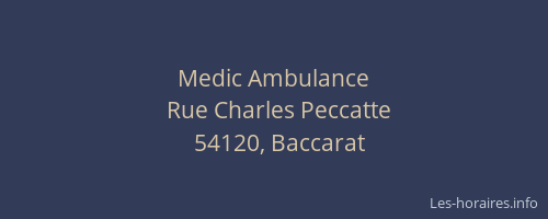Medic Ambulance