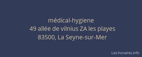 médical-hygiene