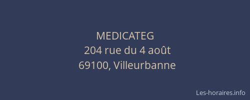 MEDICATEG