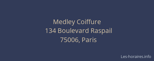 Medley Coiffure