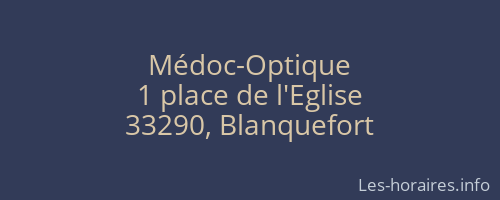 Médoc-Optique
