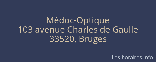 Médoc-Optique