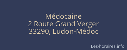 Médocaine