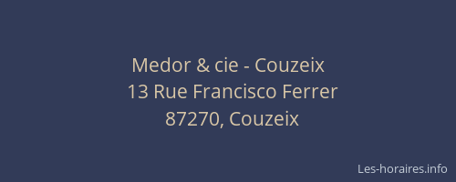 Medor & cie - Couzeix
