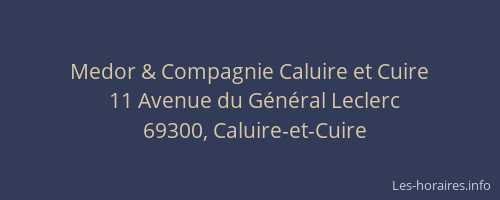 Medor & Compagnie Caluire et Cuire