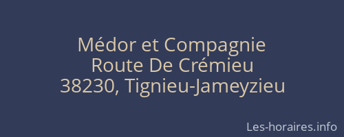 Médor et Compagnie