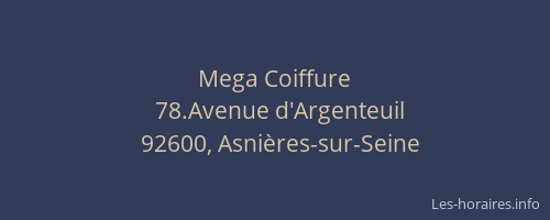 Mega Coiffure