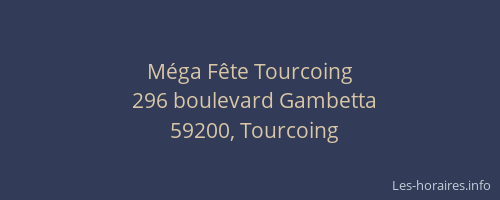 Méga Fête Tourcoing