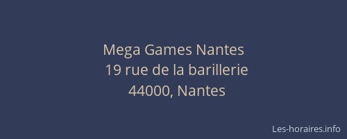 Mega Games Nantes