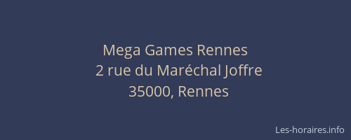 Mega Games Rennes