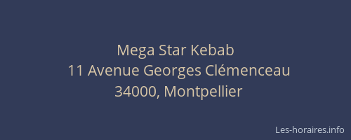 Mega Star Kebab