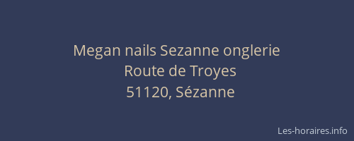 Megan nails Sezanne onglerie