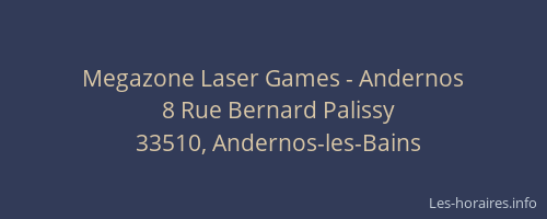 Megazone Laser Games - Andernos