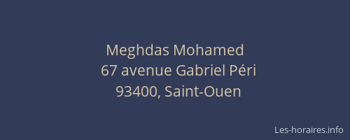 Meghdas Mohamed