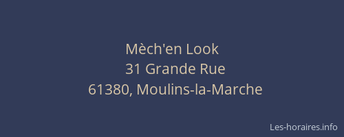 M&egrave;ch'en Look