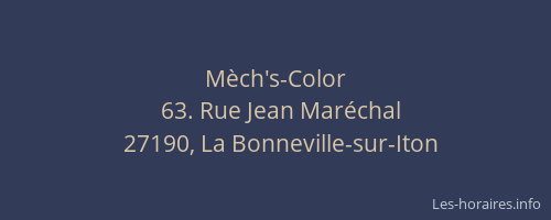 M&egrave;ch's-Color