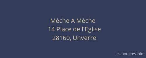 M&egrave;che A M&egrave;che