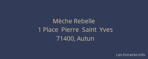 M&egrave;che Rebelle