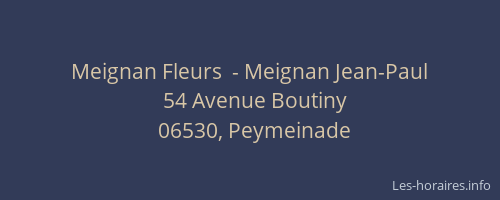 Meignan Fleurs  - Meignan Jean-Paul