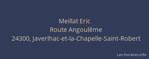 Meillat Eric