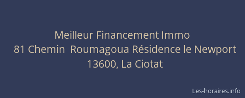 Meilleur Financement Immo