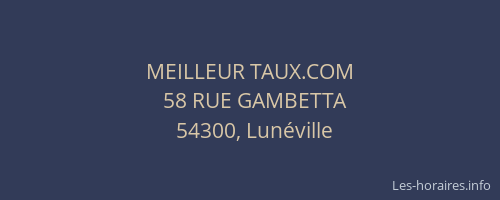 MEILLEUR TAUX.COM