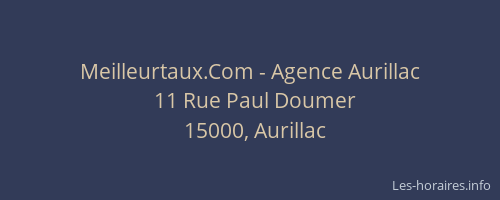 Meilleurtaux.Com - Agence Aurillac
