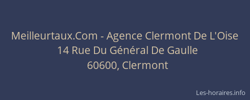 Meilleurtaux.Com - Agence Clermont De L'Oise