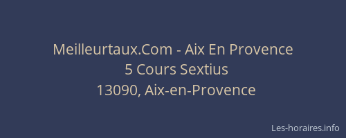Meilleurtaux.Com - Aix En Provence