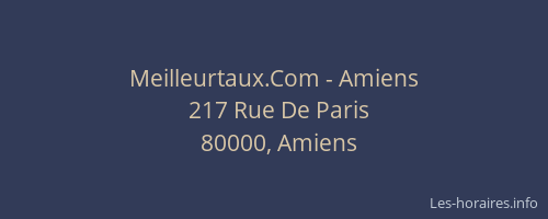 Meilleurtaux.Com - Amiens