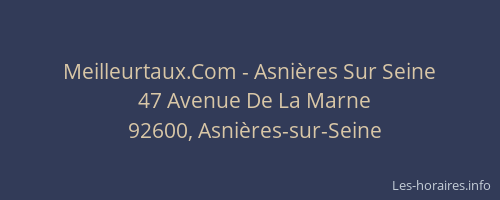 Meilleurtaux.Com - Asnières Sur Seine