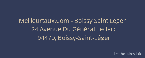 Meilleurtaux.Com - Boissy Saint Léger