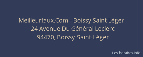 Meilleurtaux.Com - Boissy Saint L&eacute;ger