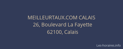 MEILLEURTAUX.COM CALAIS