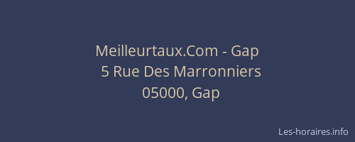 Meilleurtaux.Com - Gap