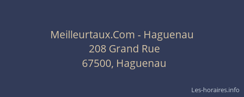 Meilleurtaux.Com - Haguenau