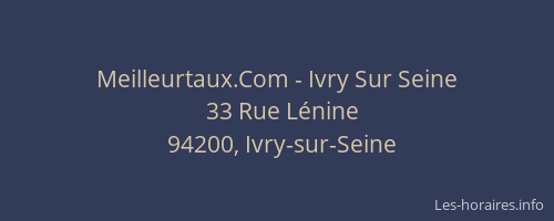 Meilleurtaux.Com - Ivry Sur Seine