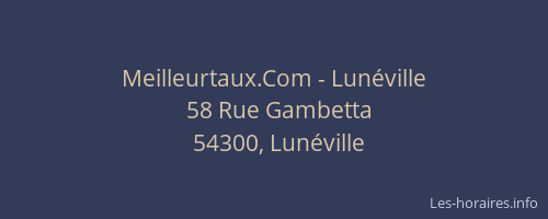 Meilleurtaux.Com - Lunéville
