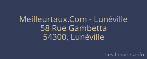 Meilleurtaux.Com - Lunéville