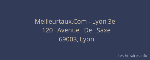 Meilleurtaux.Com - Lyon 3e