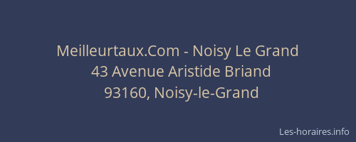 Meilleurtaux.Com - Noisy Le Grand