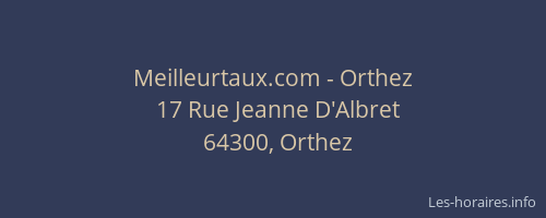 Meilleurtaux.com - Orthez