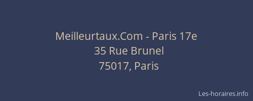 Meilleurtaux.Com - Paris 17e