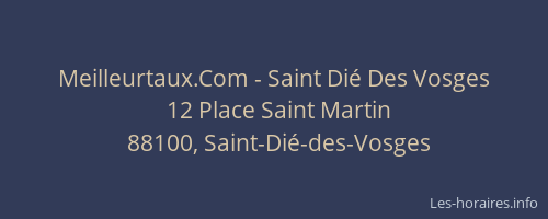 Meilleurtaux.Com - Saint Dié Des Vosges