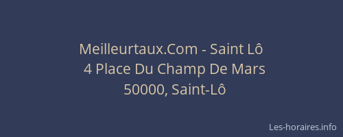 Meilleurtaux.Com - Saint L&ocirc;